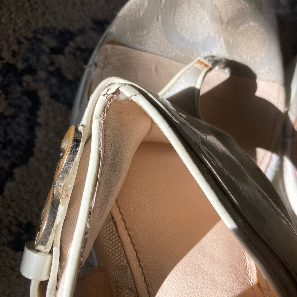 🤍Vintage Y2K Coach Wedge Platform Sandals🤍 - Picture 8 of 10